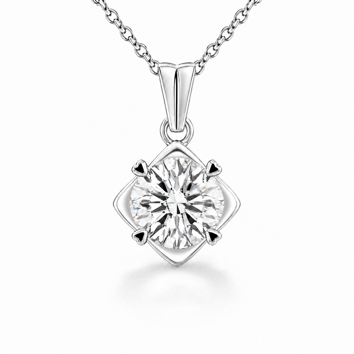 Self-Love Heart Pendant - necklace design reference